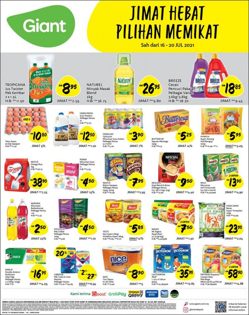 Giant Daily Grocery Promotion (16 Jul 2021 - 20 Jul 2021)