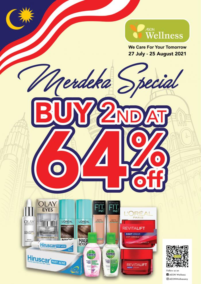 AEON Wellness Merdeka Promotion Catalogue (27 Jul 2021 - 25 Aug 2021)