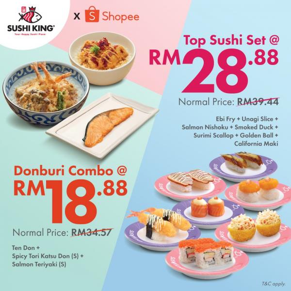 Sushi King Shopee August Promotion