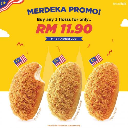 BreadTalk Merdeka Promotion (1 Aug 2021 - 31 Aug 2021)