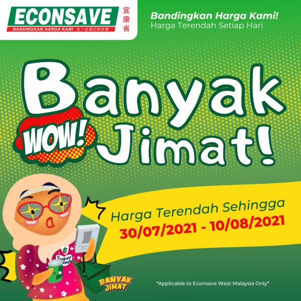 Econsave Banyak Jimat Promotion (30 Jul 2021 - 10 Aug 2021)