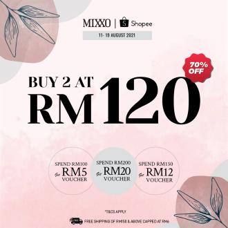 Mixxo Shopee Fashion Fair Sale Up To 70% OFF (11 August 2021 - 19 August 2021)