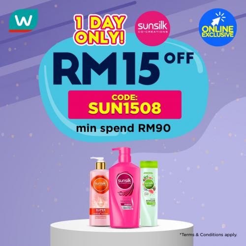 Watsons Online Sunsilk Sale (13 Aug 2021) Watsons Online Sunsilk Sale (13 Aug 2021)