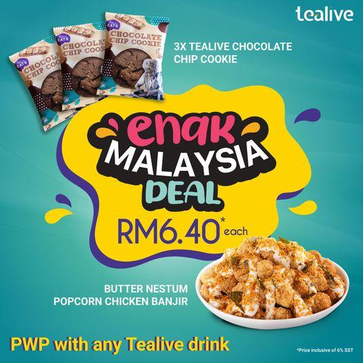 Tealive Enak Malaysia Deal Promotion (valid until 16 Sep 2021)