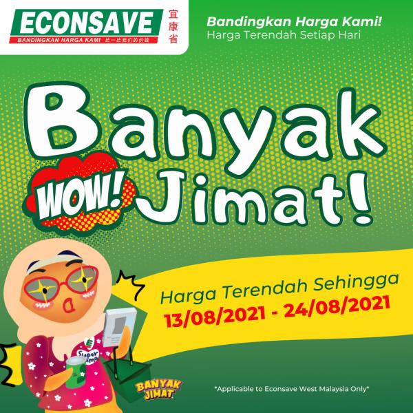 Econsave Banyak Jimat Promotion (13 Aug 2021 - 24 Aug 2021)