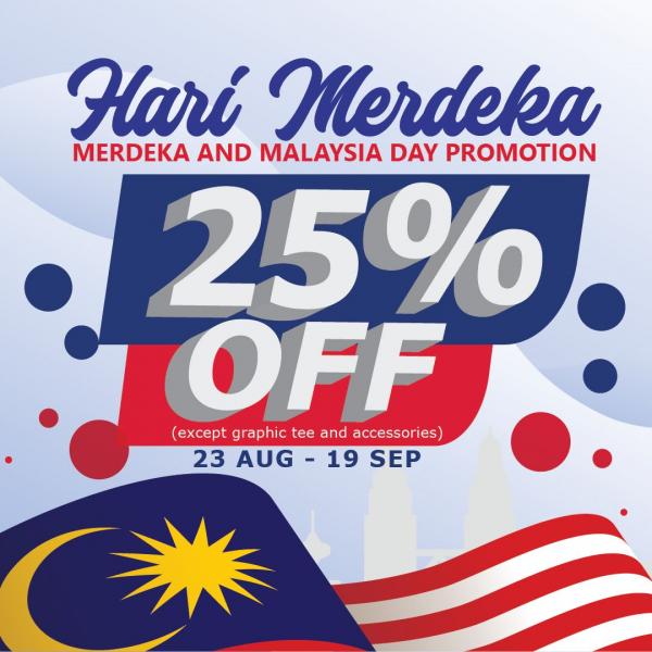 Trio Online Merdeka Sale 25% OFF (23 Aug 2021 - 19 Sep 2021) Trio Online Merdeka Sale 25% OFF (23 Aug 2021 - 19 Sep 2021)