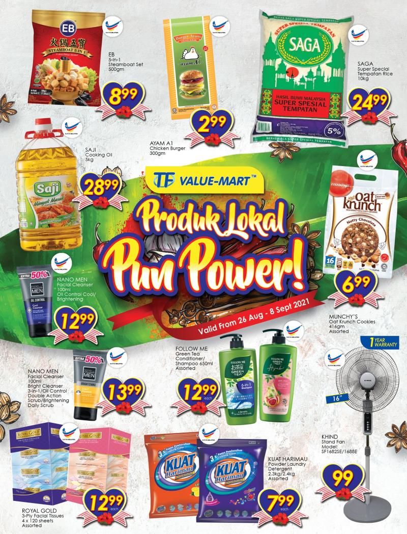 TF Value-Mart Promotion Catalogue (26 Aug 2021 - 8 Sep 2021)