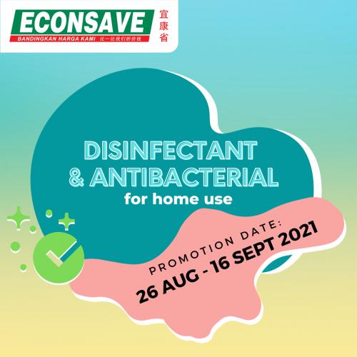 Econsave Disinfectant & Antibacterial Promotion (26 Aug 2021 - 16 Sep 2021)