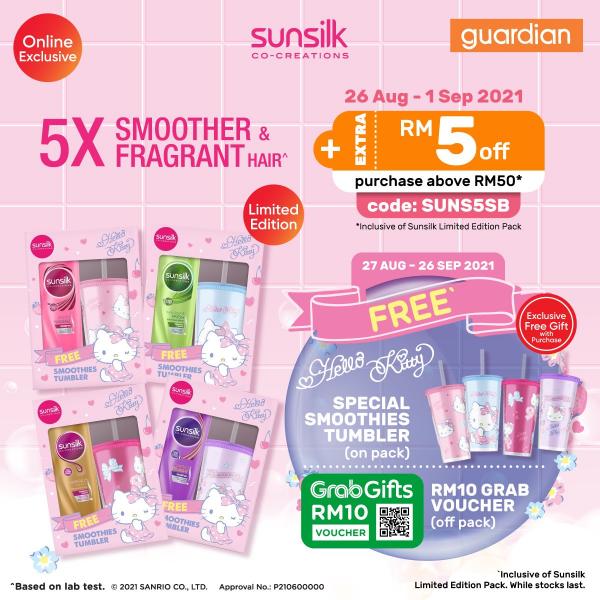 Guardian Sunsilk Promotion (27 Aug 2021 - 26 Sep 2021) Guardian Sunsilk Promotion (27 Aug 2021 - 26 Sep 2021)