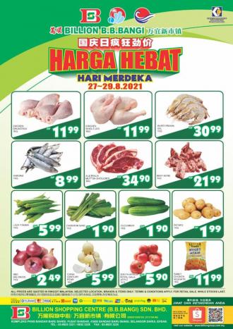 BILLION Bandar Baru Bangi Merdeka Promotion (27 August 2021 - 5 September 2021)