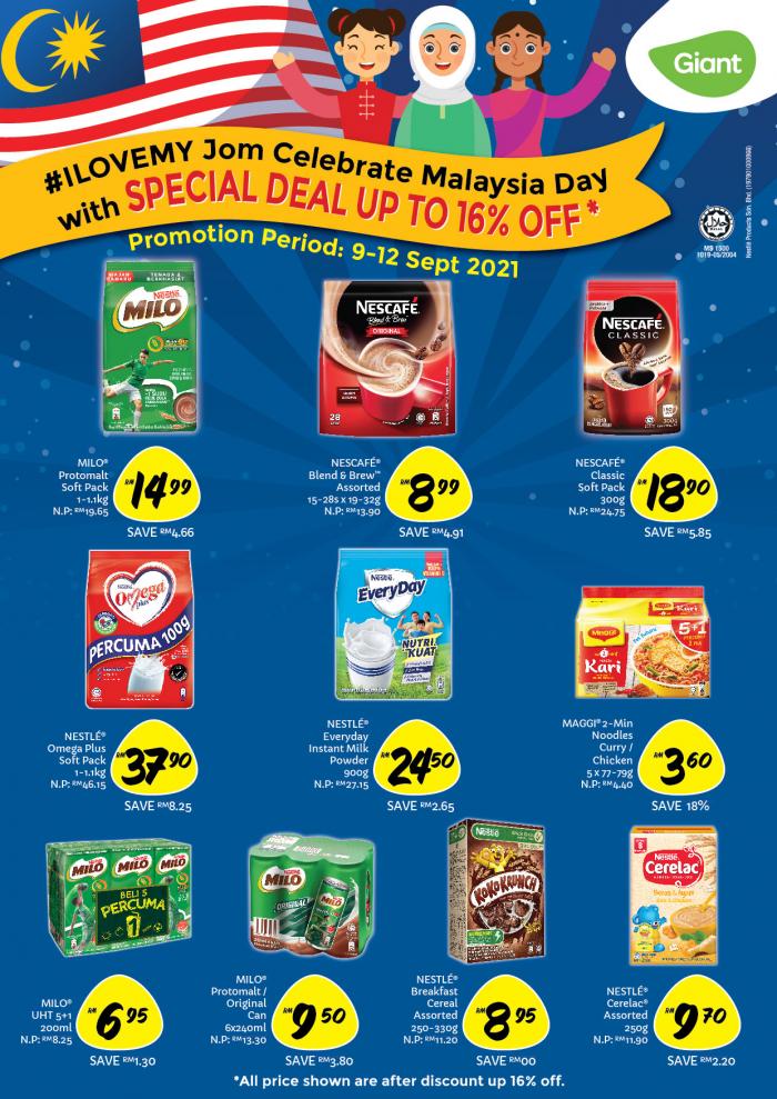 Giant Nestle Malaysia Day Promotion (9 Sep 2021 - 12 Sep 2021)