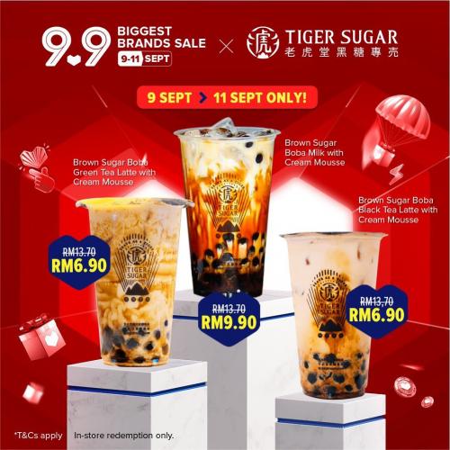 Tiger Sugar Lazada 9.9 Sale (9 Sep 2021 - 11 Sep 2021)