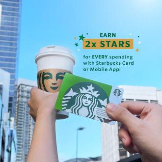 Starbucks Double Stars Promotion (every Monday)