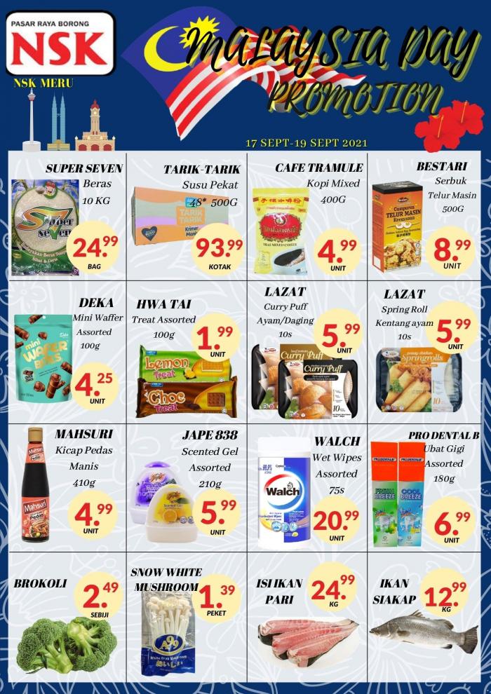 NSK Meru Malaysia Day Promotion (17 Sep 2021 - 19 Sep 2021)