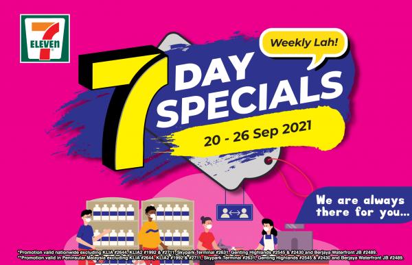 7 Eleven 7 Days Special Promotion (20 Sep 2021 - 26 Sep 2021) 7 Eleven 7 Days Special Promotion (20 Sep 2021 - 26 Sep 2021)