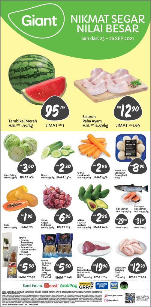 Giant Fresh Items Promotion (23 Sep 2021 - 26 Sep 2021)