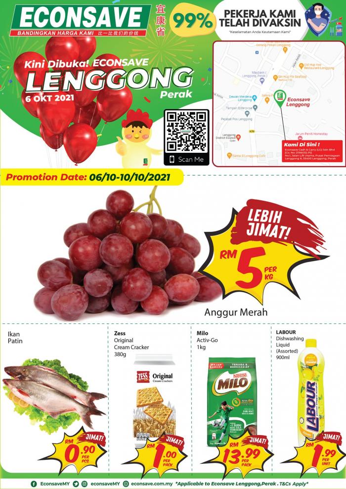 Econsave Lenggong Perak Opening Promotion (6 Oct 2021 - 19 Oct 2021)