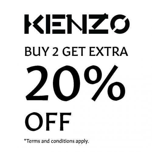 Kenzo Special Sale Extra 20% OFF at Johor Premium Outlets (15 Oct 2021 - 24 Oct 2021)