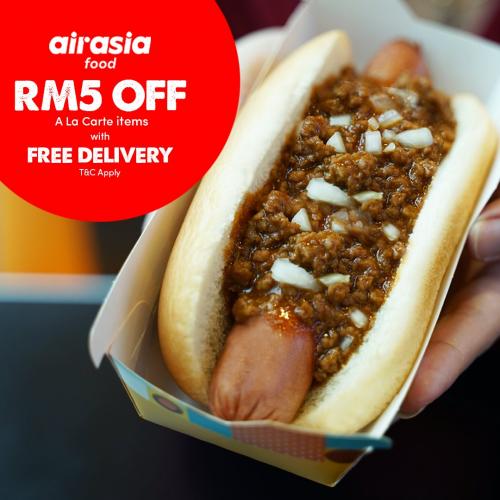 A&W AirAsia Food RM5 OFF Promotion