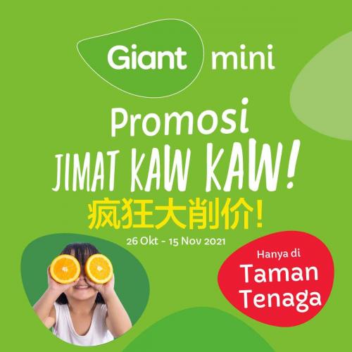 Giant Mini Taman Tenaga Jimat Kaw Kaw Promotion (26 Oct 2021 - 15 Nov 2021)