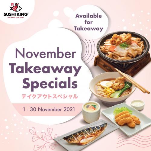 Sushi King November Takeaway Promotion (1 Nov 2021 - 30 Nov 2021)