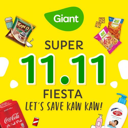 Giant Super 11.11 Fiesta Sale (11 Nov 2021 - 14 Nov 2021)