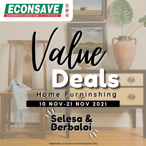 Econsave Home Furnishing Value Deals Promotion (10 Nov 2021 - 21 Nov 2021)