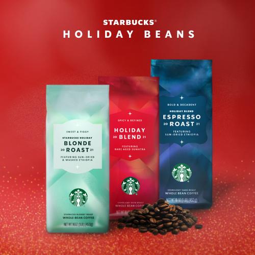 Starbucks Holiday 2021 Coffee Beans