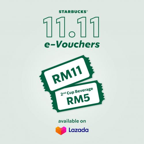 Starbucks Lazada 11.11 Promotion (11 Nov 2021)
