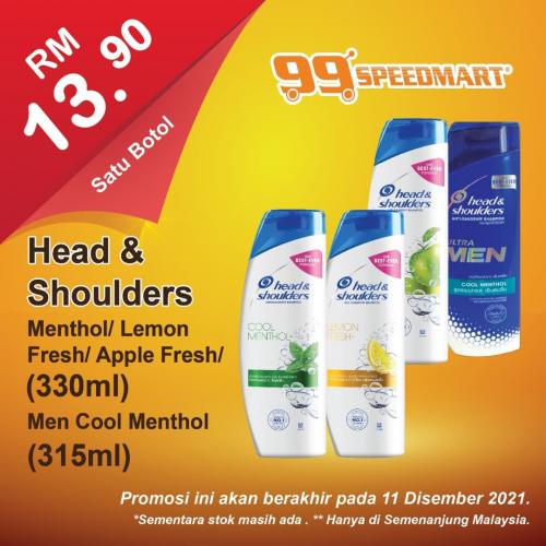 99 Speedmart Shampoo Promotion (valid until 11 Dec 2021)