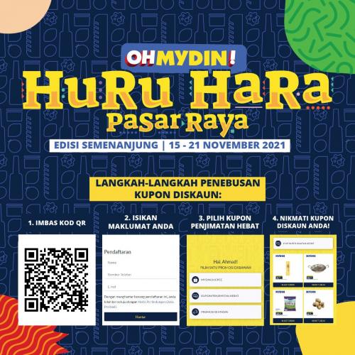 MYDIN OHMYDIN Discount Coupon Promotion (15 Nov 2021 - 21 Nov 2021)