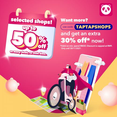 FoodPanda Shops November Promotion Up To 50% OFF