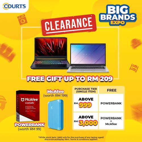 COURTS Laptop Clearance Sale (valid until 30 Nov 2021)