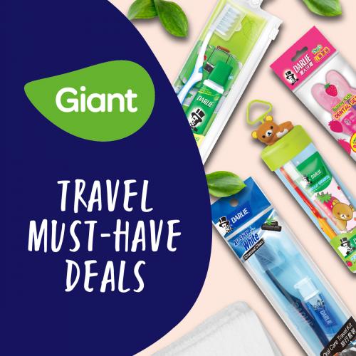 Giant Travel Must-Have Deals Promotion (1 Dec 2021 - 15 Dec 2021)