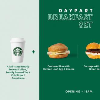 Starbucks Daypart Breakfast Set Promotion