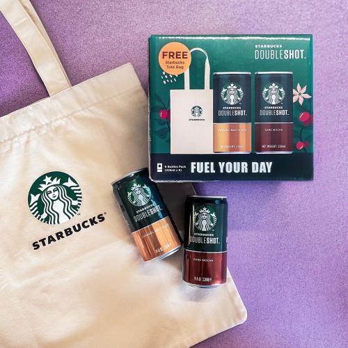 Starbucks Double Shot Pack FREE Tote Bag Promotion