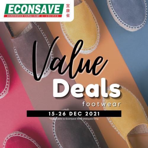 Econsave Footwear Value Deals Promotion (15 Dec 2021 - 26 Dec 2021)