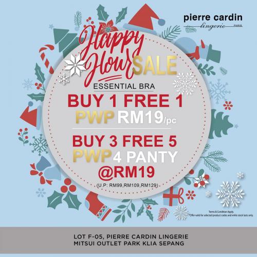 Pierre Cardin Lingerie Christmas Sale at Mitsui Outlet Park (17 Dec 2021 - 19 Dec 2021)