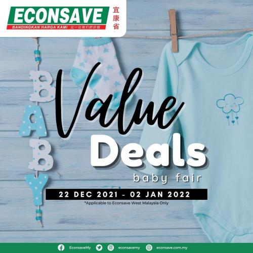 Econsave Baby Fair Value Deals Promotion (22 Dec 2021 - 2 Jan 2022)