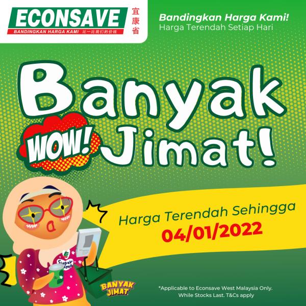 Econsave Banyak Jimat Promotion (valid until 4 Jan 2022)