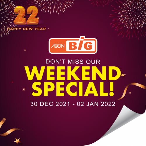 AEON BiG Weekend Promotion (30 Dec 2021 - 2 Jan 2022) AEON BiG Weekend Promotion (30 Dec 2021 - 2 Jan 2022)