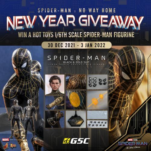 GSC Spider-Man New Year Giveaway Promotion (30 Dec 2021 - 3 Jan 2022)