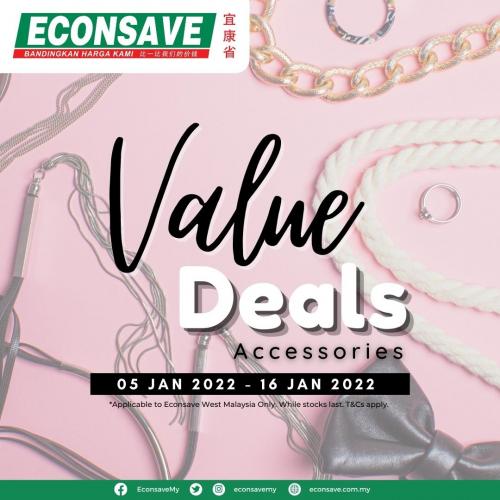 Econsave Accessories Value Deals Promotion (5 Jan 2022 - 16 Jan 2022)