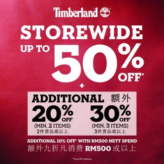Timberland Special Sale Up To 50% OFF at Johor Premium Outlets (7 January 2022 - 30 January 2022)