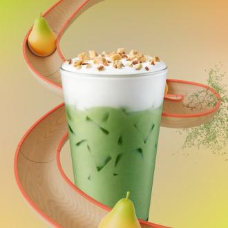 Starbucks Poached Pear Pure Matcha Latte