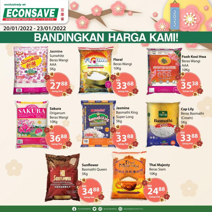 Econsave Rice Promotion (20 Jan 2022 - 23 Jan 2022)