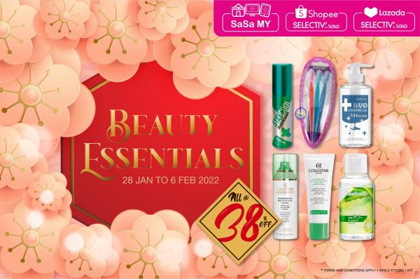 SaSa Online Personal Care Essentials Sale (28 Jan 2022 - 6 Feb 2022)