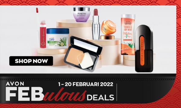 Avon FEBulous Deals Promotion (1 Feb 2022 - 20 Feb 2022) Avon FEBulous Deals Promotion (1 Feb 2022 - 20 Feb 2022)