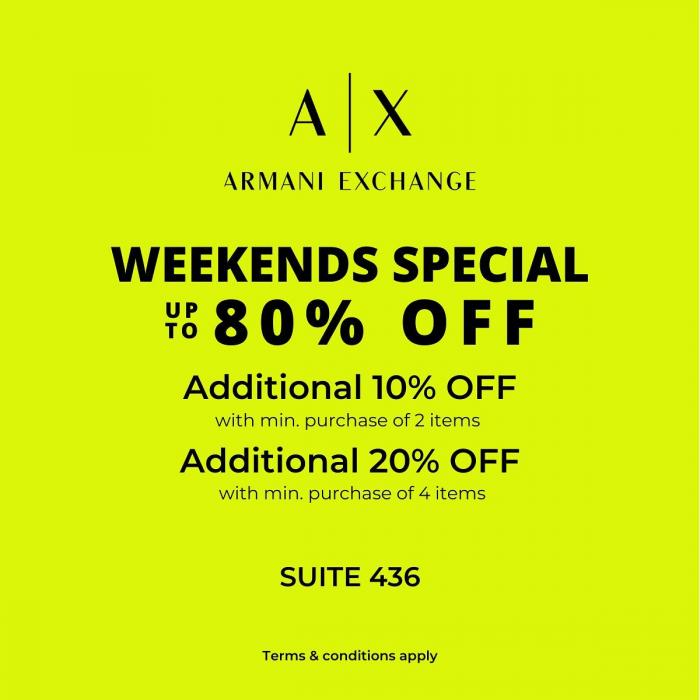 Armani Weekends Sale Up To 80% OFF at Johor Premium Outlets (7 Feb 2022 - 6 Mar 2022) Armani Weekends Sale Up To 80% OFF at Johor Premium Outlets (7 Feb 2022 - 6 Mar 2022)