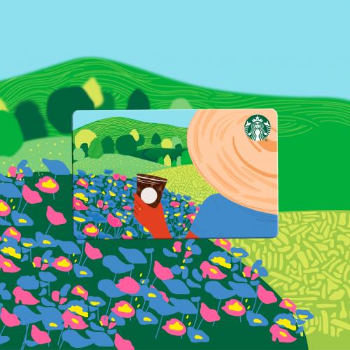 Starbucks Spring Seasonal 2022 Starbucks Card